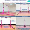 MARFULA Adjustable Gymnastics Bar with Mat 6 Ft Base Kip Bar with Mat Gymnastics Horizontal Bar with Mat Gymnastics Training Bar Equipment with Mat for Kids and Gymnast Exercise Home and Gym Club Use - Image 3