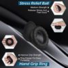 Hand Grips Strengthener Kit 5 Packs, Adjustable Resistance Grip Strength Equipment, Non-Slip Forearm Strengthener, Hand Grip Band, Grip Ring, Stress Ball, for Musicians Athletes, Hand Injury Recovery - Image 3