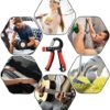 SWELLDOM 2 Pack Grip Strength Trainer with Counter, Adjustable Resistance 10-130Lbs (5-60kg), Non-Slip Gripper,Hand Grip Strengthener for Muscle Building and Injury Recovery - Image 6