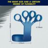 6 Pieces Strength Training Grip Strengtheners Finger Stretcher Forearm Exercise Hand Strength Grip Exerciser Finger Expander and Grip Strength Trainer for Hand Therapy Guitar Rock Climb - Image 6
