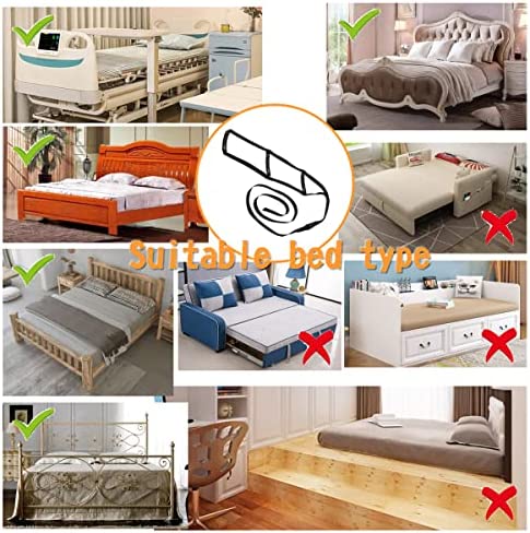 KkaFFe Bed Ladder Straps with Handles, Bed Ladder Assist, Pull Up Assist Device with Handle Strap, Rope Ladder Helper, Sit Up Hoist for Elderly,Senior, Injury Recovery Patient, Pregnant, Handicap - Image 7