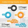 SUNERIA Hand Grip Strengthener (7 Pack) Forearm Grip Adjustable Resistance Hand Gripper with Wrist Strengthener, Finger Stretcher, Grip Ring Exerciser - Image 4