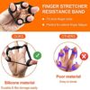 Grips Strength Training Kit 5 Pack Adjustable Hand Grips Exerciser Strengthener Finger Strength Exerciser, Finger Stretchers, Grips Rings, Stress Relief Ball with Carrying Bag - Image 4