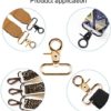 Metal Swivel Trigger Lanyard Snap Hooks 16pcs Lobster Claw Swivel Clasps 1.5 Inch Keychain Clip Hook Purse Bag Clips for Purse Crossbody Bag Shoulder Bag Hardware Sewing Project (Gold) - Image 5
