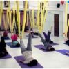 Anti-Gravity Yoga Hammock Fabric Yoga Flying Swing Aerial Traction Device Hammock Equipment for Pilates Body Shaping (Color : Gold) - Image 3