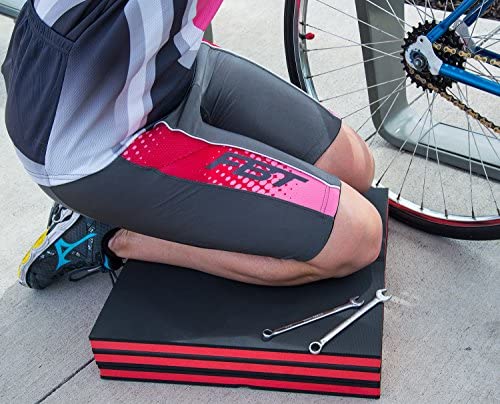 Pro Lift C-5006 Foldable EVA Mat - Anti Fatigue EVA Foam Sheet (6 fold) - Great for Garage, Picnicking, Gardening, Camping and Outdoor Activities, Black/Red - Image 6