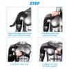 Solmyr Shoulder Brace Injury Recovery Compression Support Sleeve, Sleeve Wrap for Shoulder Stability, for Torn Rotator Cuff, Dislocation, Tendonitis, Sprain, Arthritis, Pain Relief, Fits Left and Right Arm, Men & Women - Image 7