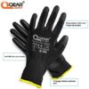 12 Pairs PU Palm Coated Work Safety Gloves, Knitted Liner, Multi-function, Light-weight, Thin, and Breathable - Image 2