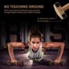 airogym Push-up Stand, 2 PCS Wood Pushup Bars Non-Slip Base Exercise Home Workout Equipment, 30CM Wooden Parallettes Handle Stands Grip for Men Strength Training, Planks Calisthenics - Image 5
