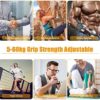 Daspom Grip Strength Trainer with Counter 2 Pack Hand Grip Strengthener with Adjustable Resistance 11-132 Lbs (5-60kg) Non-Slip Forearm Exerciser for Muscle Building and Injury Recovery Hand Rehabilitation - Image 6
