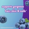 vitafusion Extra Strength Biotin Gummy Vitamins, Blueberry Flavored Biotin Vitamins for Hair, Skin and Nails, 100 Count - Image 4