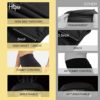 HLTPRO Spandex Biker Shorts for Women with Pockets, High Waisted Workout Gym Yoga Shorts - Image 3
