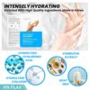 [5PCS Made in Korea] KN FLAX Madforcos Hand Mask Moisturizing Gloves - Peel Off Hydrating Skin To Deeply Penetrate Dry Areas - Enriched With Vitamin E And Collagen For A More Youthful Appearance - Intensive Repairing Formula - Image 5