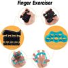 Hand Grip Christmas Day Exerciser Strength Trainer 7 Pack Kit, Finger Exerciser, Finger Stretcher, Grip Ring, Stress Relief Grip Ball, Adjustable Resistance Hand Grip Strengthener Trainer - Image 4