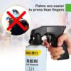 2 Pack Aerosol Spray Trigger Handle Spray Can Grip Handle Spray Paint Gun Reusable Universal Spray Handle Grip Full Hand Grip for Spray Paint Adhesive Lubricant (Black) - Image 4