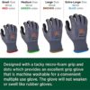 WOLF Ultra-Thin Nitrile Foam Palm Coated Glove with Tacky Dot Grip, Multi Purpose - Image 6