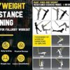 Helius Bodyweight Fitness Resistance Kit Extension Strap for Door Pull Up Bar, Powerlifting Strength Workout Kit Straps Home Gym Exercise Full-Body Workout Equipment for Complete Body Core - Image 6