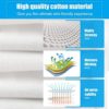 White Gloves, 12 Pairs Thicken Cotton Gloves, Moisturizing Gloves Overnight, One Size Fit White Gloves Women and Men, Washable Cotton Gloves Eczema Gloves, White Cotton Gloves for Dry Hands (12 Pairs) - Image 3