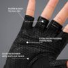 Workout Gloves for Women Men - Weight Lifting Gloves with Full Palm Protection & Extra Grip for Gym,Weightlifting,Fitness,Exercise,Training.Cycling - Image 4