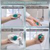FitColt Hand Grip Strength Trainer, 6 Pack Stress Balls for Adults and Kids, Multiple Resistance Physical Therapy Equipment Stress Balls, Squeeze Balls for Exercise Rehabilitation Anxiety Relief - Image 5