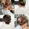 Hair Clips for Women - OPAUL Matte Nonslip Large Hair Claw Clips for Thick and Thin Hair, 4.7 Inch Strong Hold Big Hair Clips Fashion Hair Styling Accessories Christmas Gifts for Women Girls (4 Pack) - Image 2