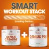 Genius Micronized Creatine Monohydrate Powder, Post Workout Supplement, Green Apple - 100% Naturally Flavored & Sweetened - Supports Muscle Building, Cellular Energy & Cognitive Function – 195g - Image 7