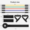 Resistance Bands for Working Out, Exercise Workout Bands with Handle, Upgraded Resistance Bands Series - Image 3