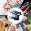 6 Pieces Strength Training Grip Strengtheners Finger Stretcher Forearm Exercise Hand Strength Grip Exerciser Finger Expander and Grip Strength Trainer for Hand Therapy Guitar Rock Climb - Image 5