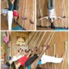 Yoga Wall Hanging Rope Sling Wall Mount Kit, Included White Cotton RopeX4, Stainless Steel Lifting Eyebolts, Linen Cylinder CoverX4, Inversion Exercises - Image 6