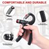 ALMAH Grip Strength Trainer,Forearm Strengthener,Hand Grip Strengthener Adjustable Resistance 11-132Lbs,Gripper Exerciser for Wrist Strengthener and Hand Therapy for Athletes - Image 5