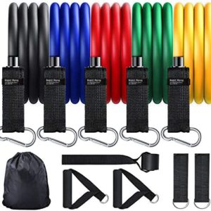 Resistance Bands for Working Out, Exercise Workout Bands with Handle, Upgraded Resistance Bands Series