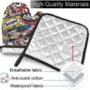ACOGO pop Art Boom Heat Resistant Hot Oven Mitts & Pot Holders for Kitchen Gift Set with Non-Slip Textured Grip Set of 2, Oven Gloves for BBQ Cooking Baking, Grilling - Image 4