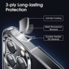 CASEKOO ClearPrime Series for iPhone 14 Pro Max Case, [Not Yellowing] [Military Drop Protection] Shockproof Protective Phone Cover 6.7 inch 2022, Crystal Clear - Image 7