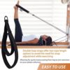 TOBWOLF 2PCS Pilates Double Loop Straps for Reformer, Feet Fitness Equipment Straps, Double Padded D-Ring Loops, Yoga Double Loop Straps Handle Straps, Pilates Reformer Accessories for Home and Gym - Image 6