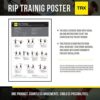 TRX RIP Training Workout Poster, Tear-Resistant and Spill-Resistant Poster for Home Gym - Image 2
