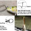 RIKIMARU Fishing Swivels Duo Lock Snap Ball Bearing Stainless Barrel Fast Fishing Lure Swivels High Speed Rotating - Image 4