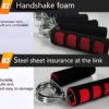 Strength Training, Soft Foam Hand Workout Grippers, Finger Gripper,Hand Grip Strengthener ,Hand Grippers , （2 PCS） - Image 4