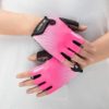 SPARKFIT Half Finger Cycling Gloves for Road Bikes and Mounting Biking, Bicycle Gloves Mountain Bike Gloves Non-Slip Shock Absorbent Palm Grip, Moisture Wicking Lightweight Lycra, Snug Compression - Image 6