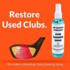 The Golfer's Workshop Cleaning Spray 4oz, Deep Clean Grooves, Rejuvinate Grips, Restore Used Clubs, Works in Seconds - Image 4