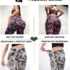 Fanii Quare Women's High Waist Ankle Leggings Digital Print Skinny Active Yoga Pants - Image 6