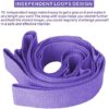 MJIYA Yoga Stretch Exercise Strap with 10 Flexible Loops Thicken Exercise Band Gravity Fitness Stretching Strap Physical Therapist Recommended Exercises and Pilates Workouts - Image 7