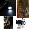 Folding Cane with Led Light, Adjustable Canes and Walking Sticks for Men and Women, Walking Cane Stick for Elderly with Cushion T Handle and Pivoting Quad Base for Hiking Mountain Climbing Backpacker - Image 7