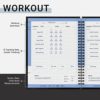 FitMate Fitness Journal, 160-page Spiral Workout Journal Log Book with Goal Setting, Fitness Planner Progress Tracking, Body Measurements, Calendar, and Detailed Exercise Planner, Waterproof and Sweatproof, 8 x 6 Inches - Image 4