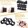 Grip Strength Trainer Workout Kit- Adjustable Resistance Hand Gripper, Finger Exerciser, Finger Stretcher, Grip Ring & Stress Relief Grip Ball- Hand Excersize Grip Strengthener For Athletes (5 Pack) - Image 3