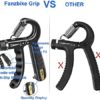 Hand Grip Strengthener, Adjustable Resistance 11-132 Lbs, Forearm Exerciser, Grip Strength Trainer for Muscle Building and Injury Recovery for Athletes - Image 4