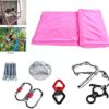 TOOL1SHOoo Aerial Yoga Studio Yoga Swing Kit Yoga Hammock Antigravity Pilates 400kg Enlarged Size 2.8 * 2.8m Aerial Yoga Swing Trapeze Sling Hammock Inversion Silks - Image 6