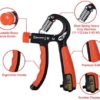 Grip Strengthener - 2 Pcs Hand Grips Strengthener, 5-60kg Adjustable Hand Grip Exerciser with Counting Function (0-99) for Men Women Teens Fitness Forearm Strengthener Finger Training Stress Relief - Image 2