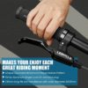 Bike Handlebar Grips - Single Locking Bicycle Grips Handle 22.2mm for MTB,Hybird Bike,Enduro,Downhill with Soft Non-Slip Pattern | 130mm Mountain Bike Grips Lock on with Great Handfeel - Image 3
