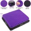 Gel Seat Cushion, Seat Cushion, Breathable - Sit Longer, Feel Better - Butt, Back, Sciatica, Hip, Coccyx Pain Relief Pad, Gel Seat Cushion for Wheelchair Cushion, Office Chair, Car, Long Travel - Image 6