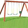 BeneLabel Set of 2 Permanent Antirust Stainless Steel 304 Heavy Duty Swing Hangers, 1800LB Capacity, Wood Beam & I-Beam Hanger, Yoga Hammock Chair Sandbag, Hardware Swing Sets, 180° Swing, 9.25" - Image 4